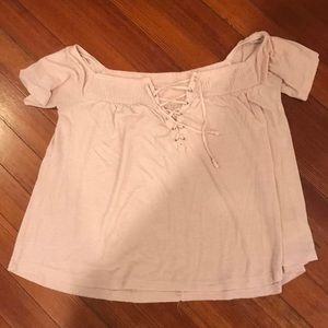 Dusty Pink American Eagle Top